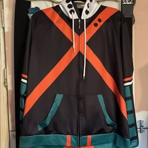 My Hero Academia Bakugoi Todoroki Hoodies Hoodie Zip Up Jacket 2xl Jrs